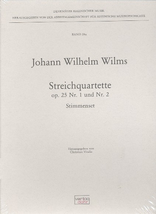 Streichquartett op.25,1 und op.25,2 Stimmen