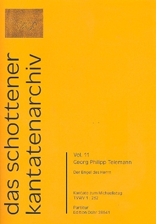 Der Engel des Herrn TWV1:232 fr Soli, gem Chor, 2 Hrner, 2 Violinen, Viola und Bc Partitur