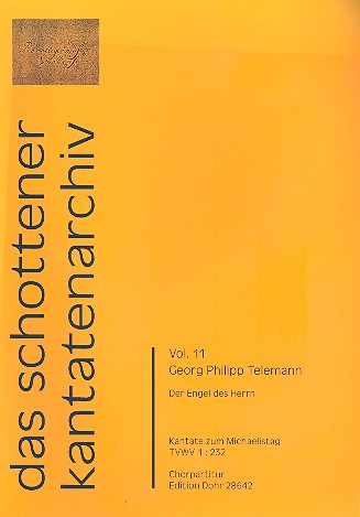 Der Engel des Herrn TWV1:232 fr Soli, gem Chor, 2 Hrner, 2 Violinen, Viola und Bc Chorpartitur