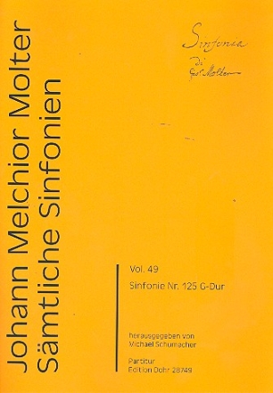 Smtliche Sinfonien Band 49 - Sinfonie G-Dur Nr.125 fr Orchester Partitur