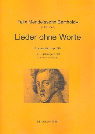 Lieder ohne Worte Band 1 op.19b fr Orgel