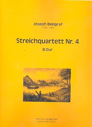 Streichquartett B-Dur Nr.4  Partitur und Stimmen