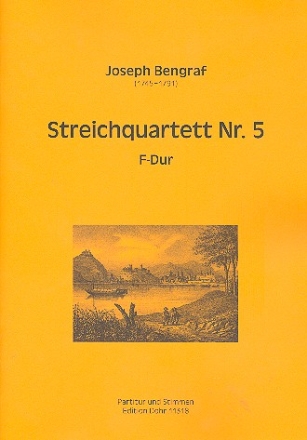 Streichquartett F-Dur Nr.5 Partitur und Stimmen