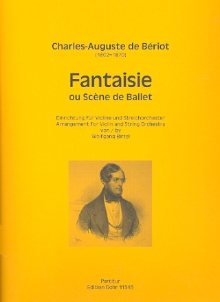 Fantaisie fr Violine und Streichorchester Partitur