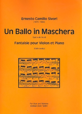 Un ballo in maschera op.19 fr Violine und Klavier