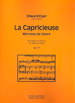 La capricieuse op.17 fr Violine und Klavier