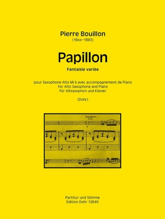 Papillon fr Altsaxophon und Klavier