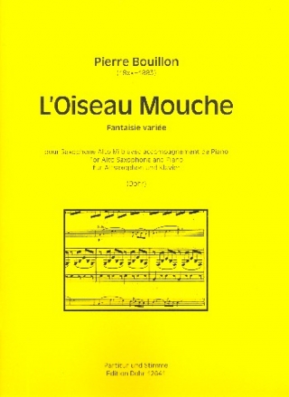 L'Oiseau mouche fr Altsaxophon und Klavier