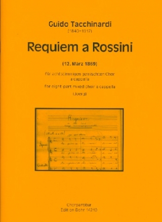 Requiem a Rossini fr gem Chor a cappella Partitur