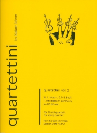 Quartettini Band 2 fr Streichquartett Partitur und Stimmen