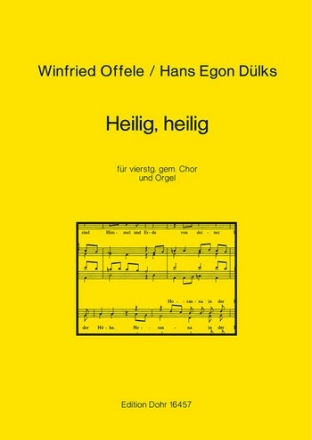 Heilig heilig fr gem Chor und Orgel Partitur