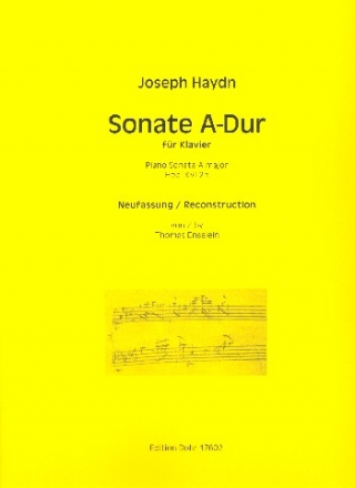 Sonate A-Dur Hob.XVI:2h fr Klavier