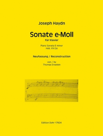 Sonate e-Moll Hob.XVI:2e fr Klavier