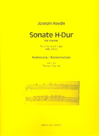 Sonate H-Dur Hob.XVI:2c fr Klavier