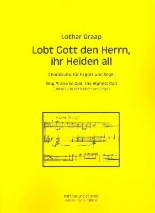 Lobt Gott den Herrn ihr Heiden all fr Fagott und Orgel