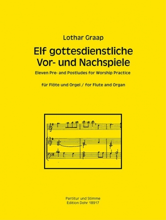 11 gottesdienstliche Vor- und Nachspiele fr Flte und Orgel