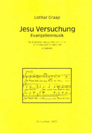 Jesu Versuchung fr gem Chor (SAM) a cappella Partitur