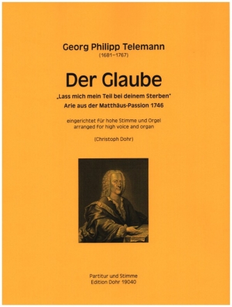 Der Glaube fr Gesang (hoch) und Orgel