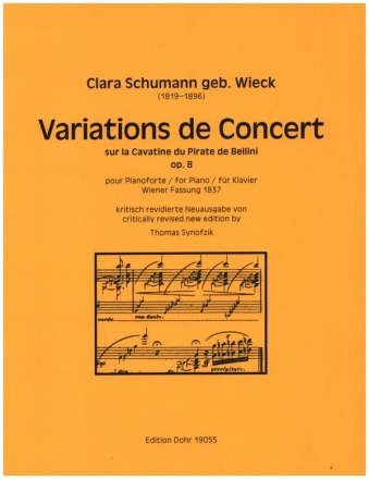 Variations de Concert op.8 fr Klavier