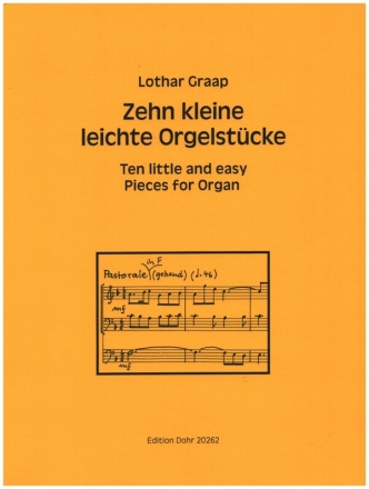 10 kleine leichte Orgelstcke fr Orgel