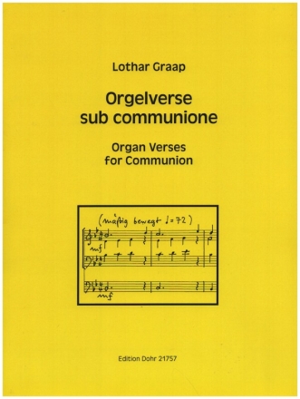 Orgelverse sub communione fr Orgel