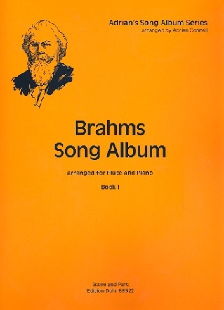 Brahms Song Album vol.1 for flute and piano