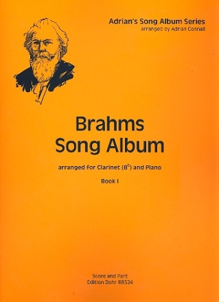 Brahms Song Album vol.1 for clarinet and piano