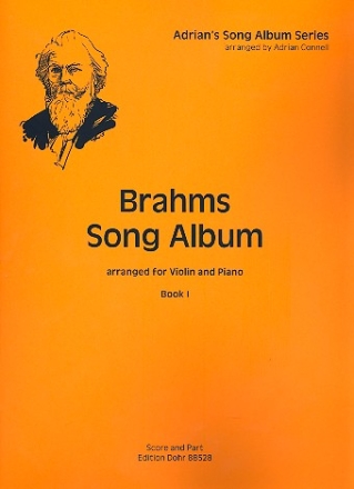 Brahms Song Album vol.1 for violin and piano