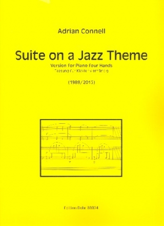 Suite on a Jazz Theme fr Klavier zu 4 Hnden Spielpartitur