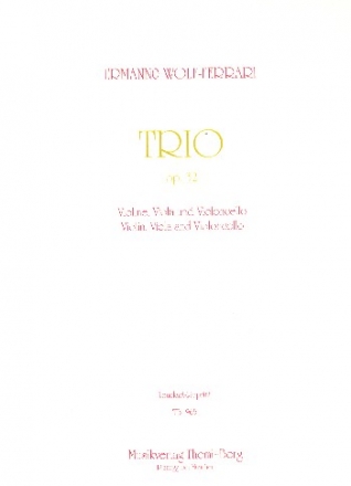 Trio op.32 fr Violine, Viola und Violoncello Partitur und Stimmen