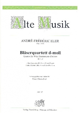 Quartett d-Moll op.11,2 fr Flte, Klarinette, Horn und Fagott Stimmen