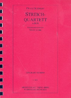 Streichquartett A-Dur  Studienpartitur