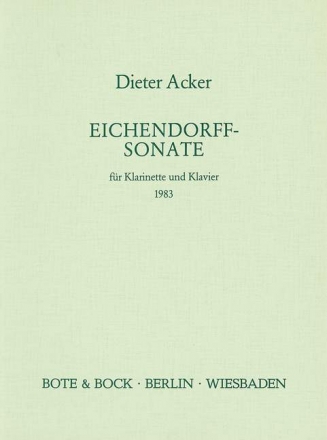 Eichendorff-Sonate Klarinette und Klavier