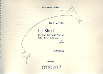 Lo-Shu I fr Flten, Violoncello und Schlagzeug Partitur und Stimmen