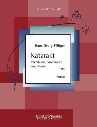 Pflger, Hans-Georg Katarakt Klaviertrio Partitur