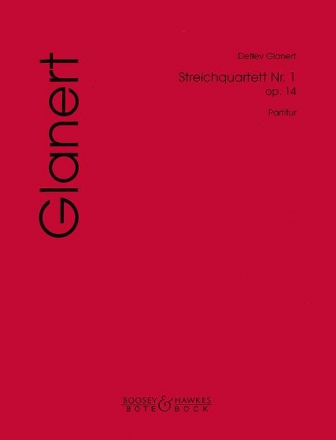 Streichquartett Nr.1 op.14 fr Streichquartett Partitur und Stimmen