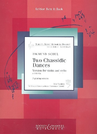 2 Chassidic Dances for violin and cello 2 Spielpartituren