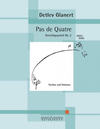 Pas de Quatre fr Streichquartett Partitur und Stimmen