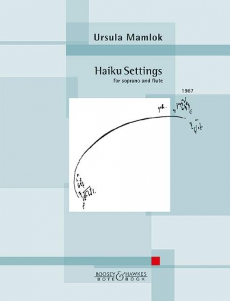 Mamlok, Ursula Haiku Settings Sopran und Flte Spielpartitur