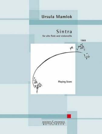 Sintra for alto flute and violoncello score