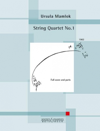 Mamlok, Ursula Streichquartett Nr. 1 Streichquartett Partitur und Stimmen