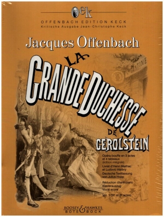 La Grande-Duchesse de Grolstein Klavierauszug in 2 Bnden (dt/fr)