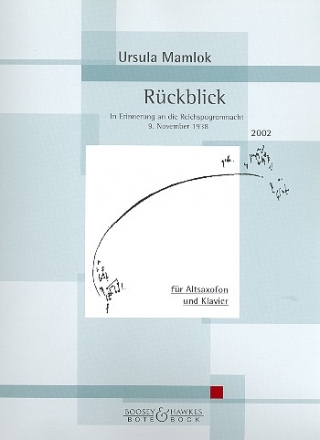 Rckblick fr Altsaxophon und Klavier