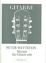 Wettstein, Peter Skizzen Gitarre