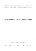 Vom Alphornruf zum Buch