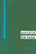 Fischer, Kurt von Aufstze zur Musik Buch