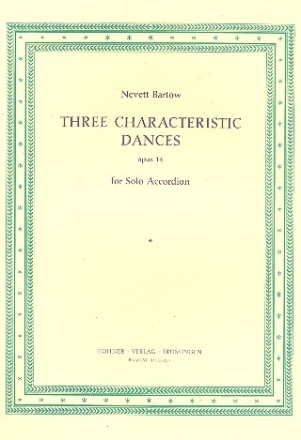 3 characteristic Dances op.14 fr Akkordeon