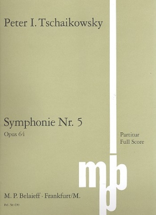 Sinfonie e-Moll Nr.5 op.64 fr Orchester Partitur