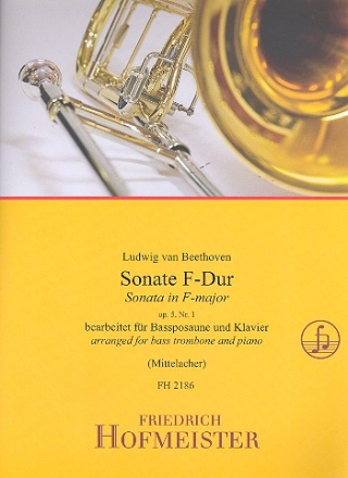 Sonate F-Dur op.5,1 fr Bassposaune und Klavier