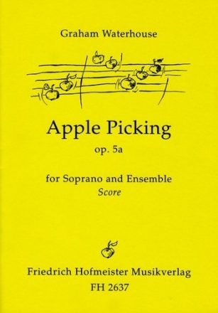 Apple Picking op.5a for Voice and chamber ensemble score